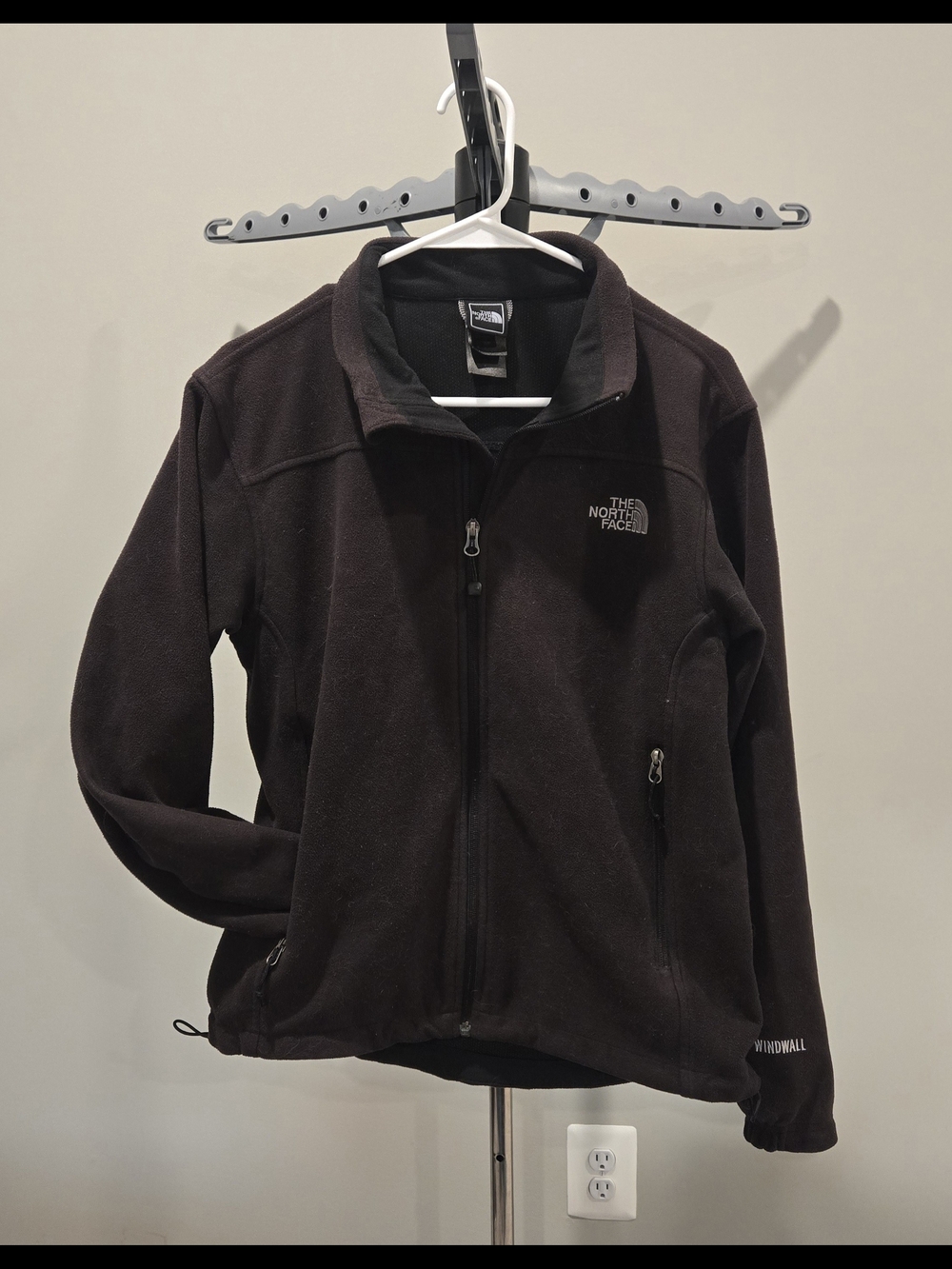 The North Face Black Fleece Jacket - Windwall